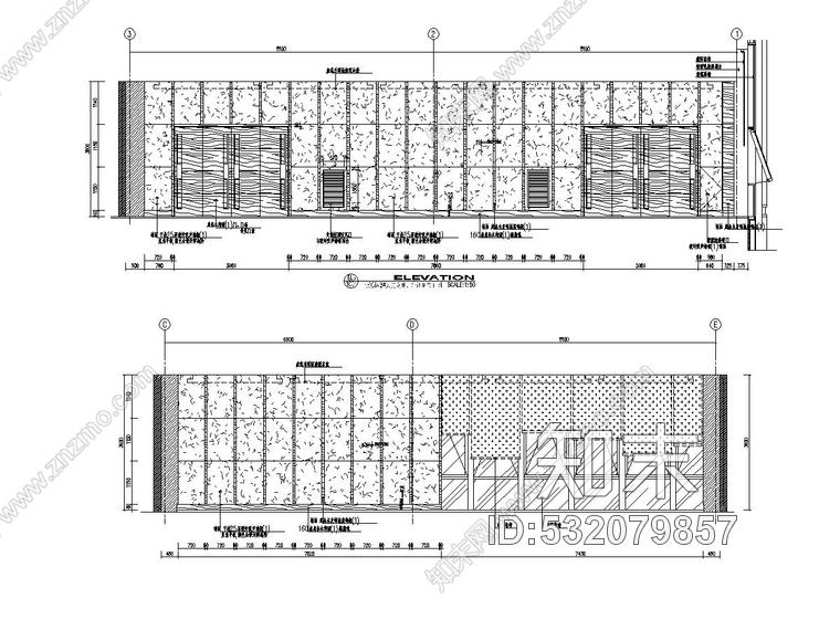 江苏某集团20层大型办公楼室内装修全套施工图附效果图施工图下载【ID:532079857】