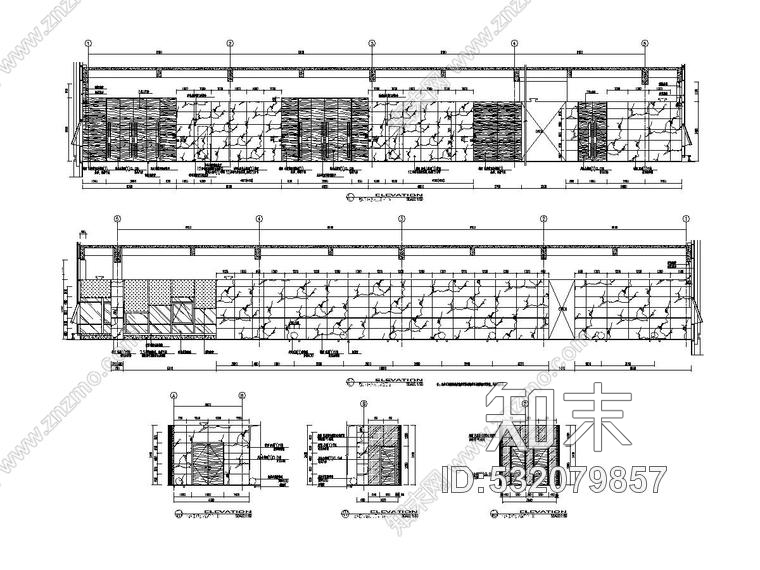 江苏某集团20层大型办公楼室内装修全套施工图附效果图施工图下载【ID:532079857】