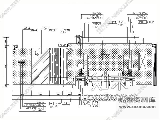 施工图两套酒店标准套房装修图cad施工图下载【ID:532057653】