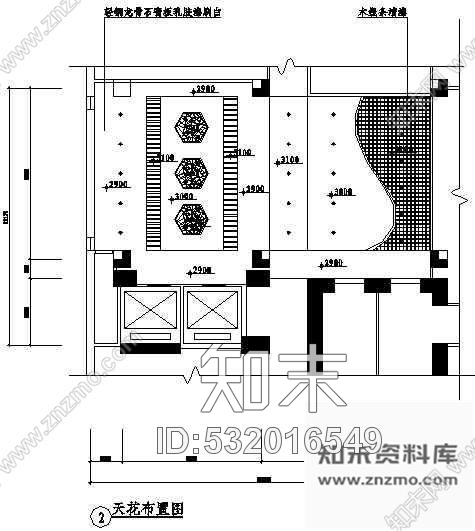 施工图某茶吧装修图cad施工图下载【ID:532016549】