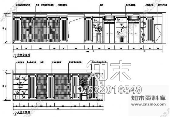 施工图某茶吧装修图cad施工图下载【ID:532016549】