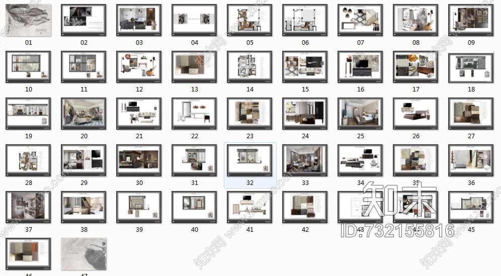 Wilson&amp;Associates上海静安府叠墅E2户型丨效果图+方案+CAD施工图cad施工图下载【ID:732155816】