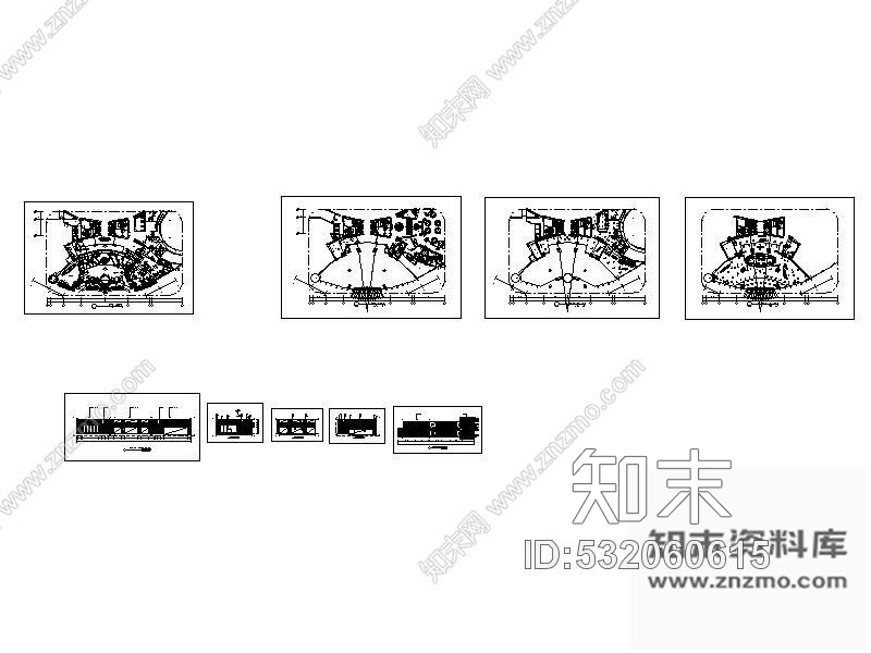 施工图浙江某知名大酒店装修图(含效果)cad施工图下载【ID:532060615】