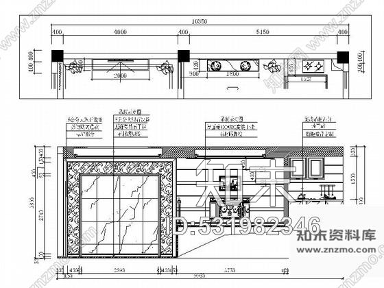 施工图江西古典简欧风情五层别墅装修施工图含效果cad施工图下载【ID:531982346】