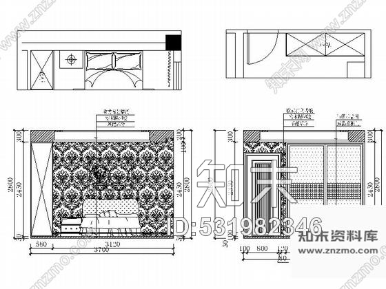 施工图江西古典简欧风情五层别墅装修施工图含效果cad施工图下载【ID:531982346】