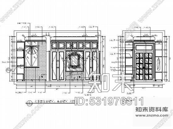 施工图内蒙全套高档现代风格三层别墅室内设计装修施工图图纸齐全推荐！cad施工图下载【ID:531976311】