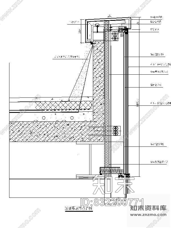 图块/节点北大医院迁建工程幕墙详图cad施工图下载【ID:832200771】