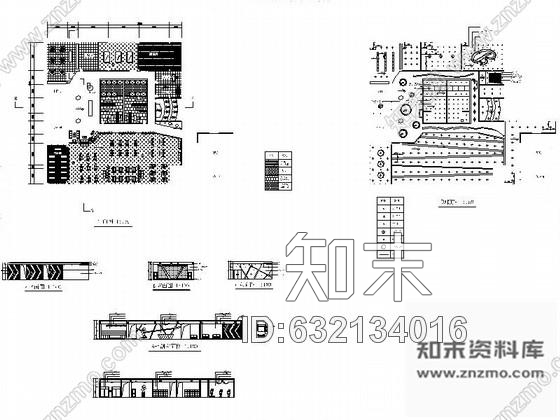 施工图某品牌高档休闲娱乐健身房室内设计CAD装修图cad施工图下载【ID:632134016】