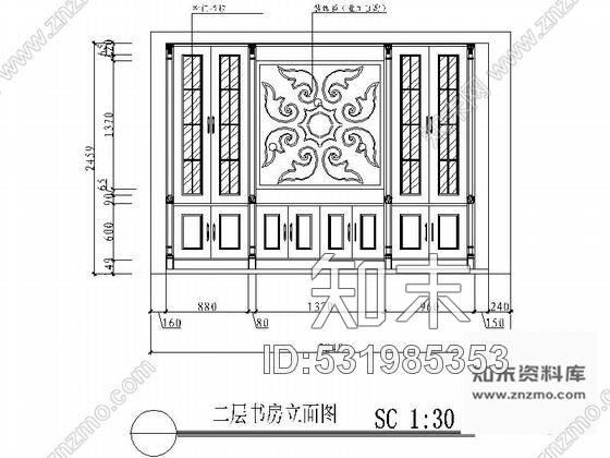 施工图精装简欧三层别墅装修图含效果cad施工图下载【ID:531985353】