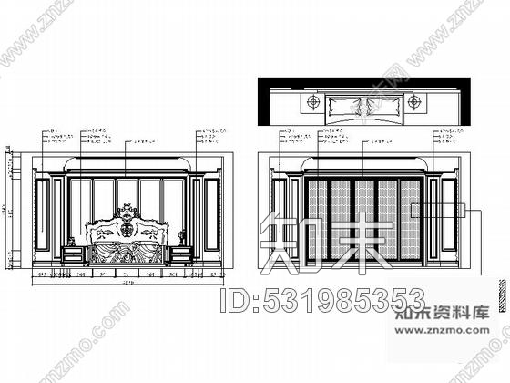 施工图精装简欧三层别墅装修图含效果cad施工图下载【ID:531985353】