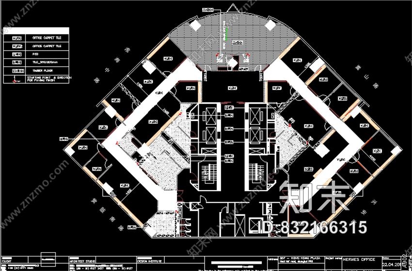 法国纳索建筑设计事务所-爱马仕上海办公室丨效果图+CAD施工图丨施工图下载【ID:832166315】