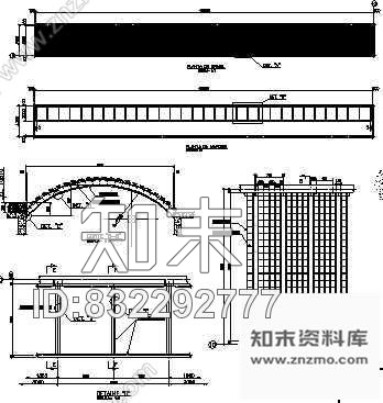 图块/节点室内雨蓬cad施工图下载【ID:832292777】
