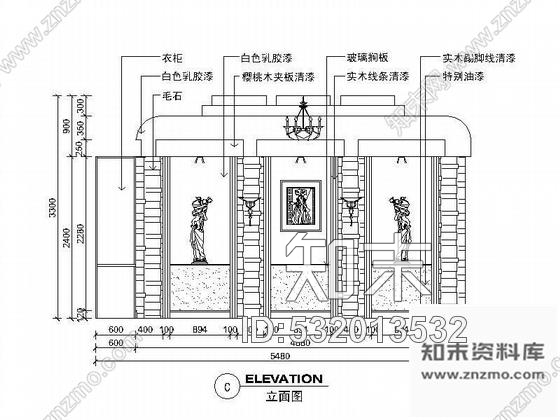 施工图12个餐厅包间设计图cad施工图下载【ID:532013532】