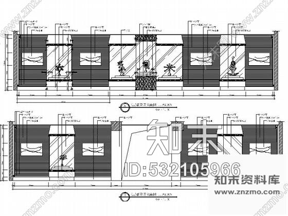 施工图江西传统中式文化展示馆室内装修施工图含文本展示cad施工图下载【ID:532105966】