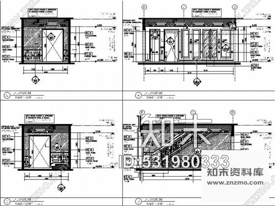 施工图北京精品自然花园区现代典雅两层别墅室内装修施工图含效果cad施工图下载【ID:531980333】