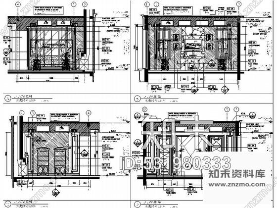 施工图北京精品自然花园区现代典雅两层别墅室内装修施工图含效果cad施工图下载【ID:531980333】