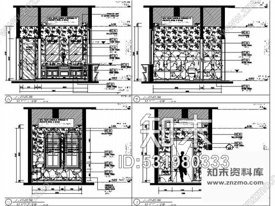 施工图北京精品自然花园区现代典雅两层别墅室内装修施工图含效果cad施工图下载【ID:531980333】