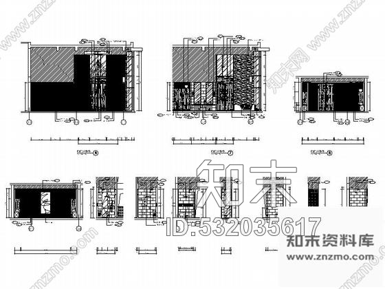 施工图浙江度假酒店SPA水疗室内装修施工图含效果cad施工图下载【ID:532035617】