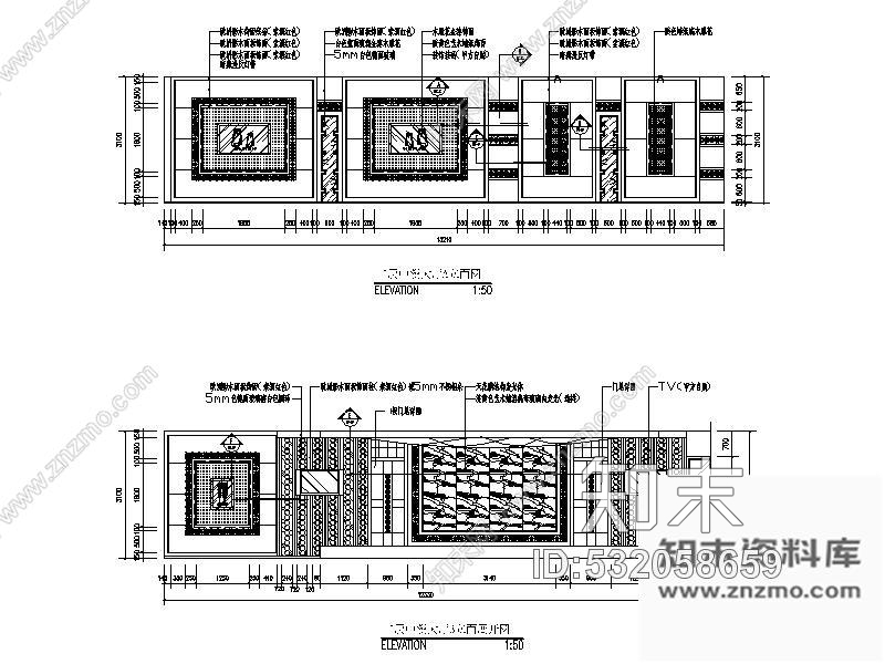 施工图知名连锁大酒店装修施工图cad施工图下载【ID:532058659】