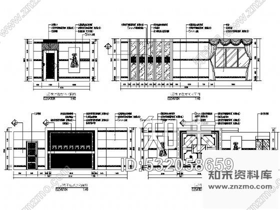 施工图知名连锁大酒店装修施工图cad施工图下载【ID:532058659】