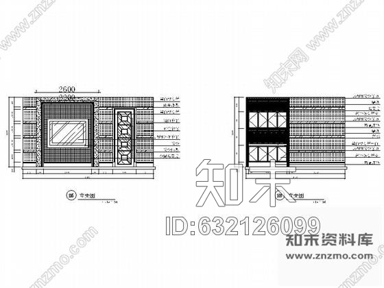 施工图某欧式娱乐会所包房20装修图cad施工图下载【ID:632126099】