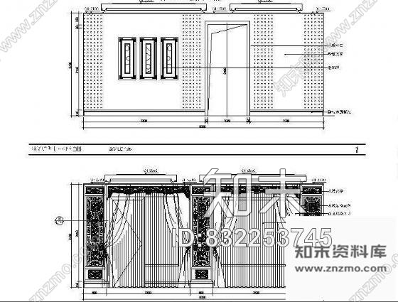 图块/节点标准户型主卧室装修详图cad施工图下载【ID:832253745】