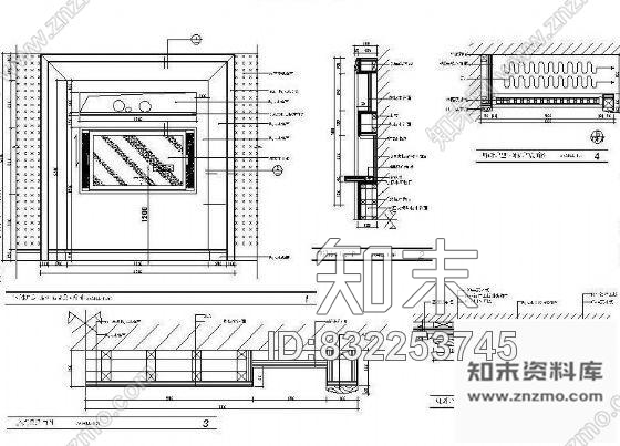 图块/节点标准户型主卧室装修详图cad施工图下载【ID:832253745】