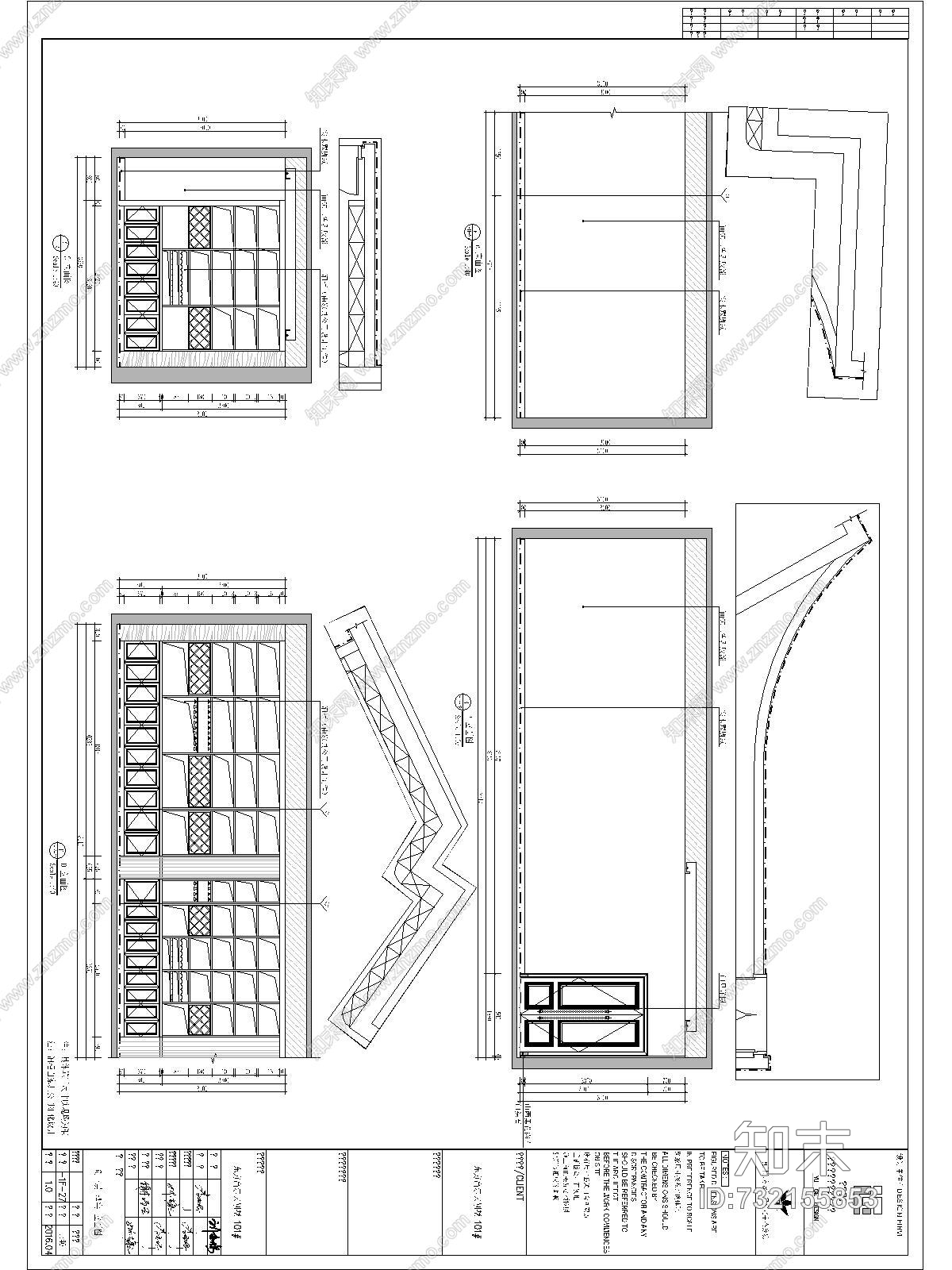 东方高尔夫101欧式奢华别墅CAD施工图一套施工图下载【ID:732155853】