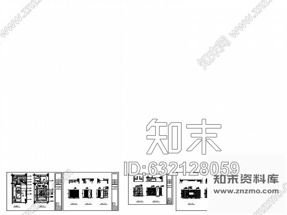 施工图新潮KTV套房室内装修图cad施工图下载【ID:632128059】