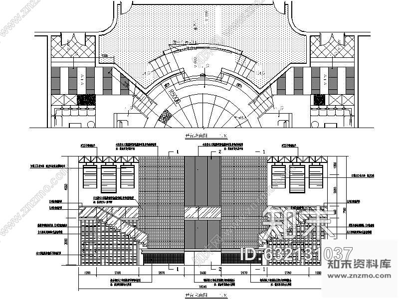 施工图贵州某夜总会大厅施工图cad施工图下载【ID:632131037】