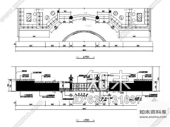 施工图贵州某夜总会大厅施工图cad施工图下载【ID:632131037】