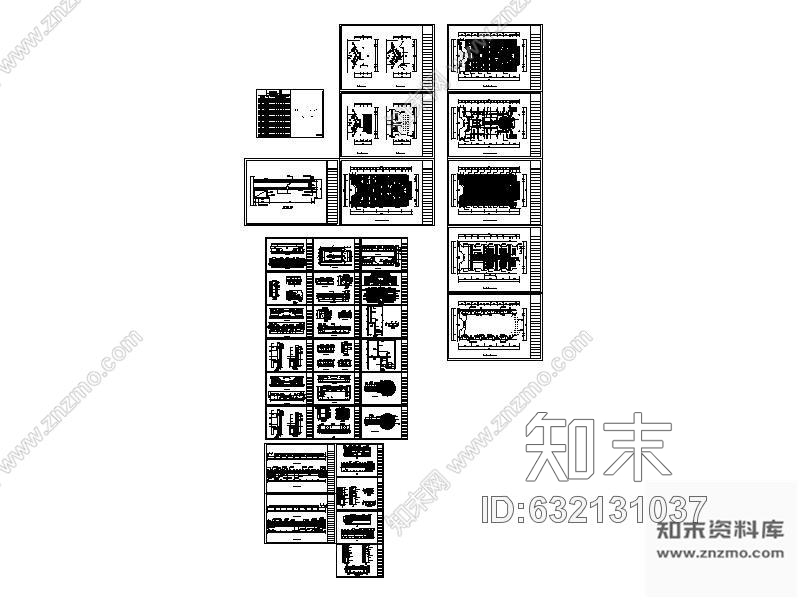 施工图贵州某夜总会大厅施工图cad施工图下载【ID:632131037】