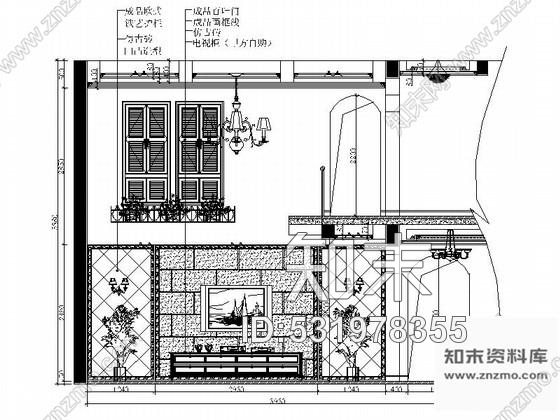 施工图武汉森林公园度假村简欧独栋别墅CAD装修施工图含效果施工图下载【ID:531978355】