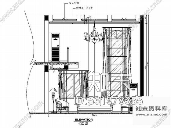 施工图武汉森林公园度假村简欧独栋别墅CAD装修施工图含效果施工图下载【ID:531978355】