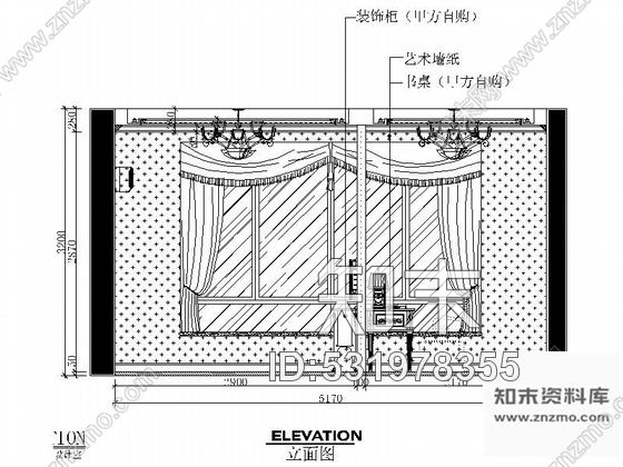 施工图武汉森林公园度假村简欧独栋别墅CAD装修施工图含效果施工图下载【ID:531978355】