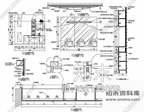 施工图某美容院装饰施工图纸cad施工图下载【ID:632133059】