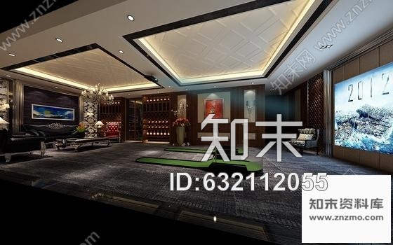 施工图北京西城区典雅混搭休闲养生会所装修施工图含效果cad施工图下载【ID:632112055】