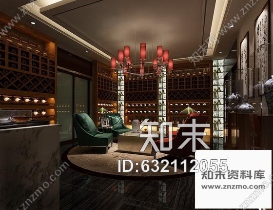 施工图北京西城区典雅混搭休闲养生会所装修施工图含效果cad施工图下载【ID:632112055】