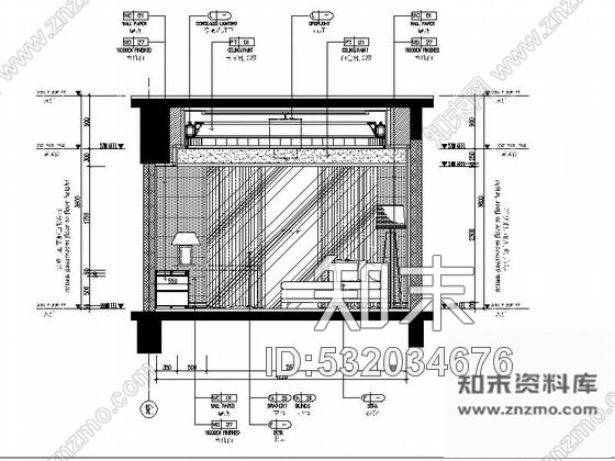 施工图云南五星级酒店标准双人房装修施工图cad施工图下载【ID:532034676】