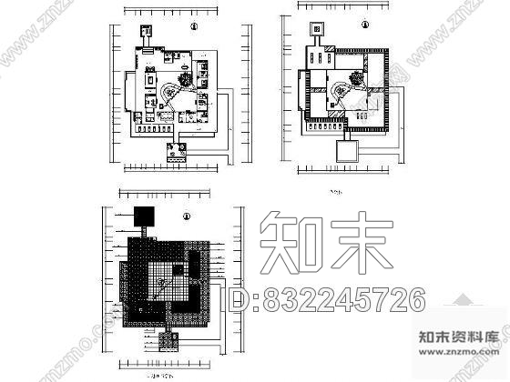 图块/节点某度假别墅平面布置图cad施工图下载【ID:832245726】