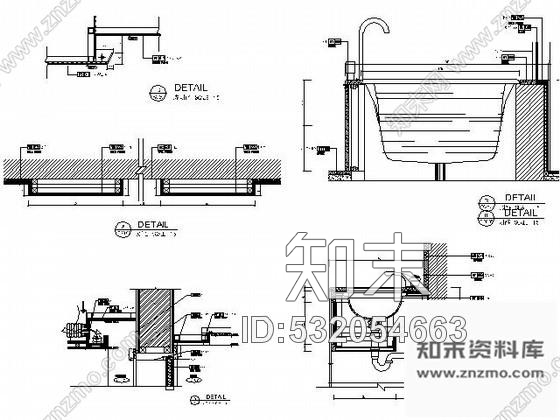 施工图皇冠假日大酒店20号客房施工图cad施工图下载【ID:532054663】