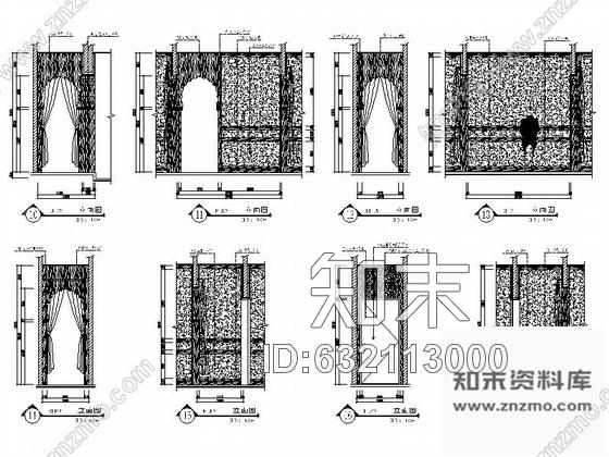 施工图高级舒适现代风格SPA馆室内改建装饰设计施工图cad施工图下载【ID:632113000】