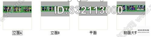 施工图高级舒适现代风格SPA馆室内改建装饰设计施工图cad施工图下载【ID:632113000】