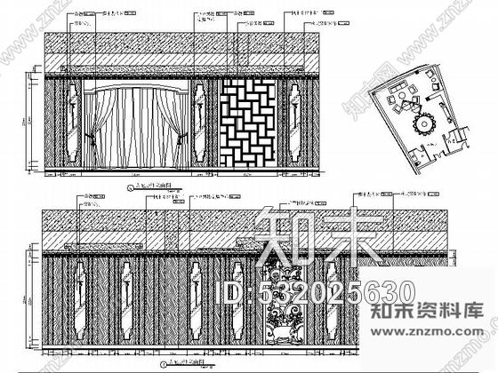 施工图上海高贵典雅现代五星级商务酒店CAD装修施工图施工图下载【ID:532025630】