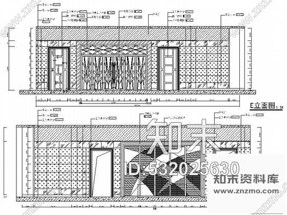 施工图上海高贵典雅现代五星级商务酒店CAD装修施工图施工图下载【ID:532025630】