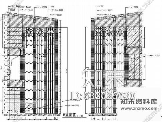 施工图上海高贵典雅现代五星级商务酒店CAD装修施工图施工图下载【ID:532025630】