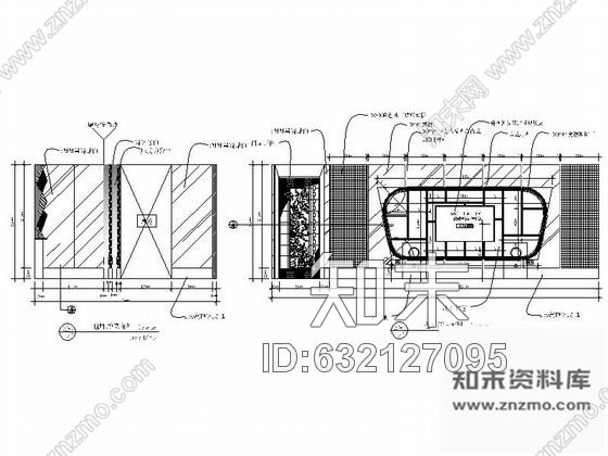 施工图天津连锁商务KTV室内装修施工图cad施工图下载【ID:632127095】