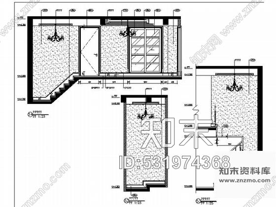 施工图义乌欧式别墅室内施工图含效果图cad施工图下载【ID:531974368】