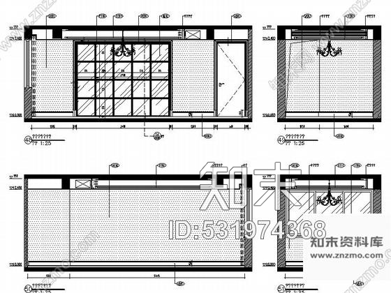 施工图义乌欧式别墅室内施工图含效果图cad施工图下载【ID:531974368】