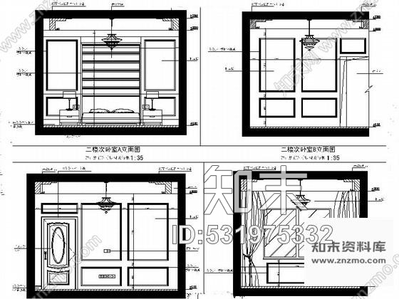 施工图广东原生态豪宅三层别墅装修CAD施工图含效果cad施工图下载【ID:531975332】